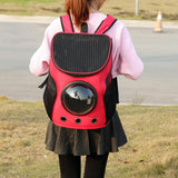 buy cat dog bag backpack capsule red