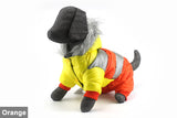 buy adidog yellow orange gray dog jacket winter wind furry fur pet clothes new hoodie suit