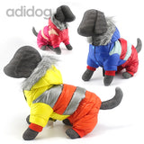 buy adidog orange red pink beige yellow gray dog jacket winter wind furry fur pet clothes new hoodie suit
